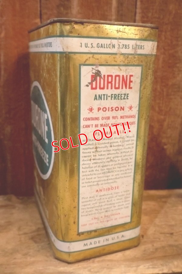画像3: dp-250618-28 DURONE / ANTI-FREEZE 1 U.S. GALLON CAN