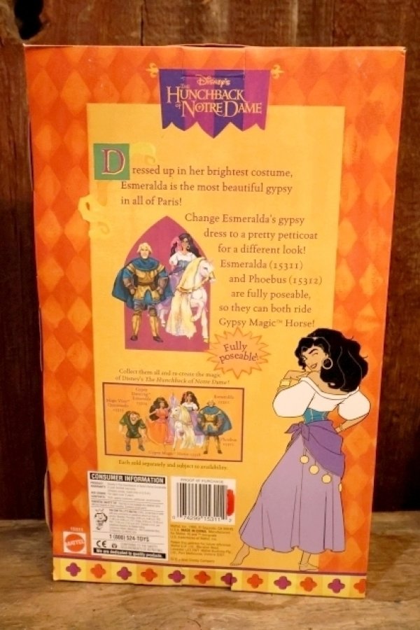 画像9: ct-250618-07 The Hunchback of Notre Dame / Esmeralda MATTEL 1995 Doll