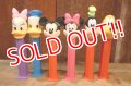 ct-250618-07 Disney Characters / 1990's PEZ Dispenser set of 6