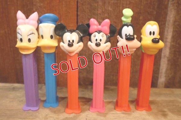 画像1: ct-250618-07 Disney Characters / 1990's PEZ Dispenser set of 6