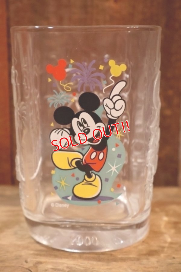 画像1: gt-250618-07 Mickey Mouse / McDonald's 2000's Millennium Celebration Glass