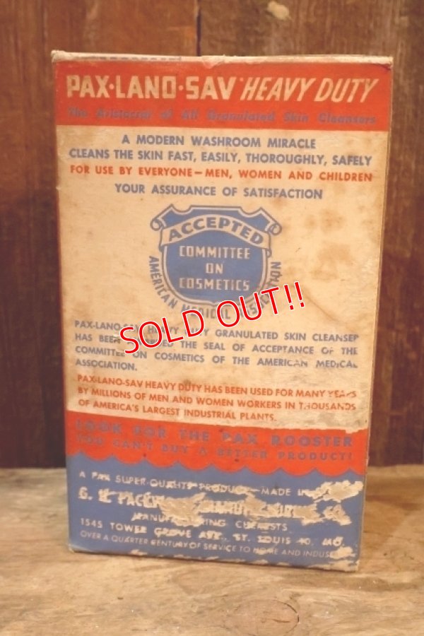 画像6: dp-250618-09 PAX-LANO-SAV PAX SKIN CLEANSER 1940's-1950's BOX