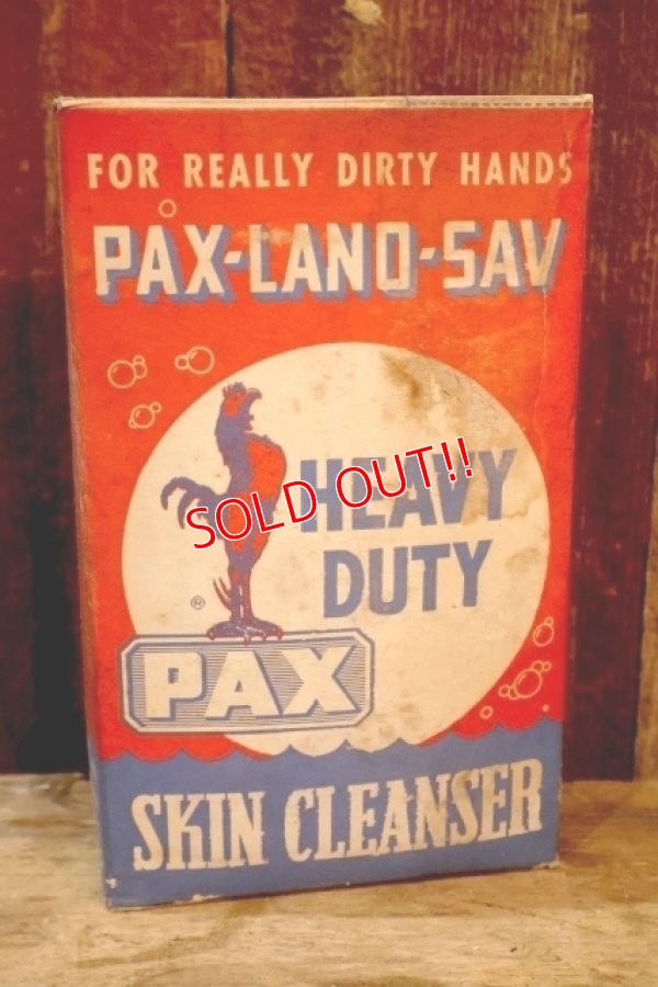 画像1: dp-250618-09 PAX-LANO-SAV PAX SKIN CLEANSER 1940's-1950's BOX
