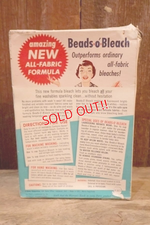 画像7: dp-250618-09 PUREX Beads O' Bleach 1950's BOX