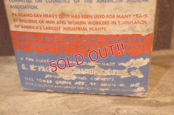 画像7: dp-250618-09 PAX-LANO-SAV PAX SKIN CLEANSER 1940's-1950's BOX