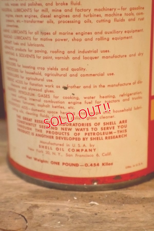 画像7: dp-250618-28 SHELL 1950's LUBRICANT CAN