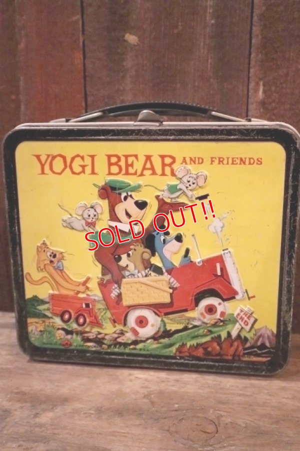 画像1: ct-250404-35 YOGI BEAT AND FRIENDS 1963 ALADDIN Metal Lunch Box
