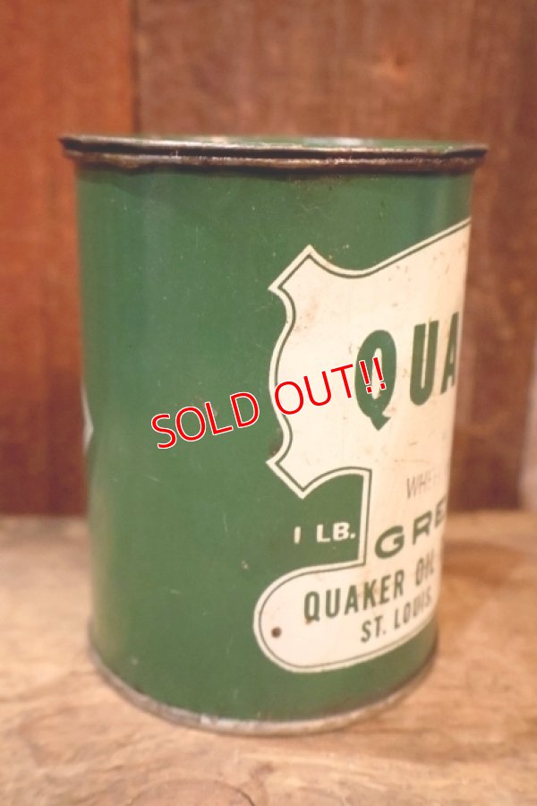 画像5: dp-250618-28 QUAKER OIL COMPANY WHEEL BEARING GREASE CAN