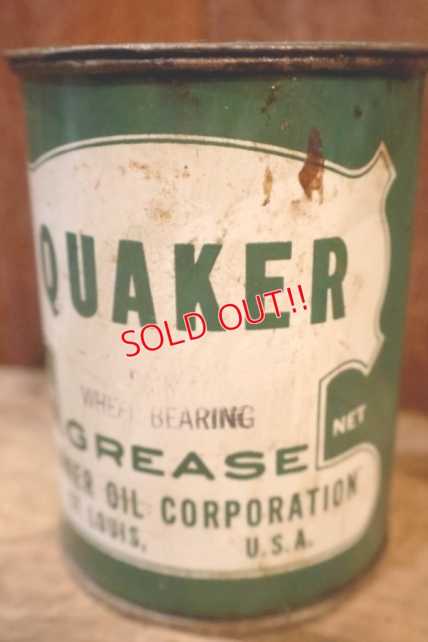 画像2: dp-250618-28 QUAKER OIL COMPANY WHEEL BEARING GREASE CAN