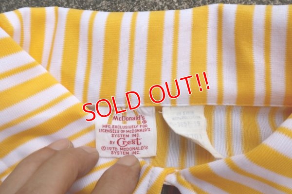 画像5: dp-250205-47 McDonald's 1970's Crew Uniform XL