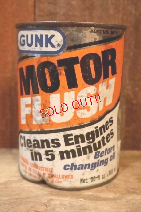 画像1: dp-250618-28 GUNK / MOTOR FLUSH One U.S. Quart Can