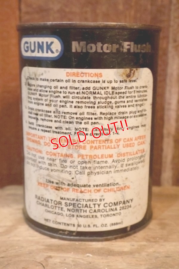 画像3: dp-250618-28 GUNK / MOTOR FLUSH One U.S. Quart Can