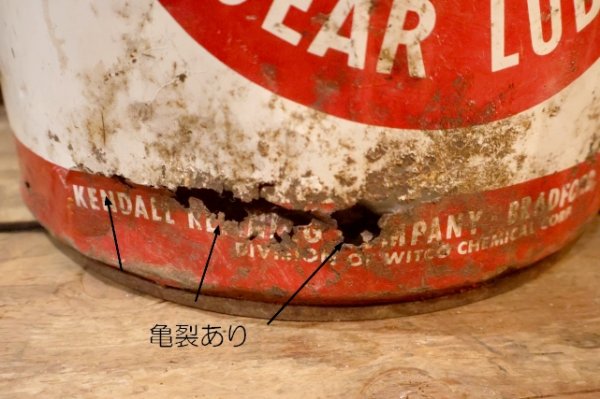 画像3: dp-250618-79 KENDALL 1970's 5 U.S. GALLONS GEAR LUBE CAN