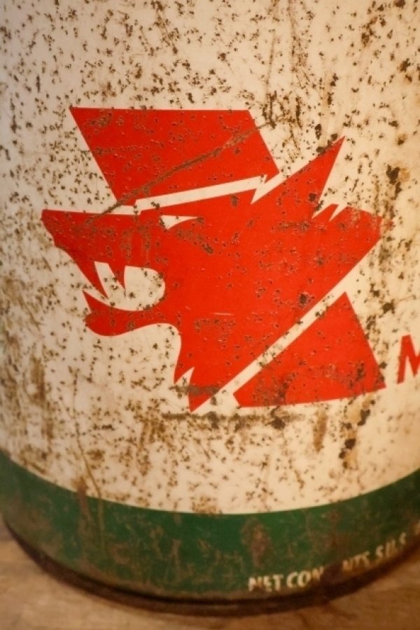 画像2: dp-250618-72 WOLF'S HEAD 1970's 5 U.S. GALLONS MOTOR OIL CAN