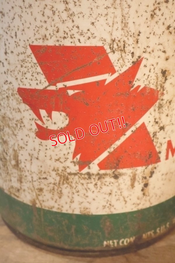 画像2: dp-250618-72 WOLF'S HEAD 1970's 5 U.S. GALLONS MOTOR OIL CAN