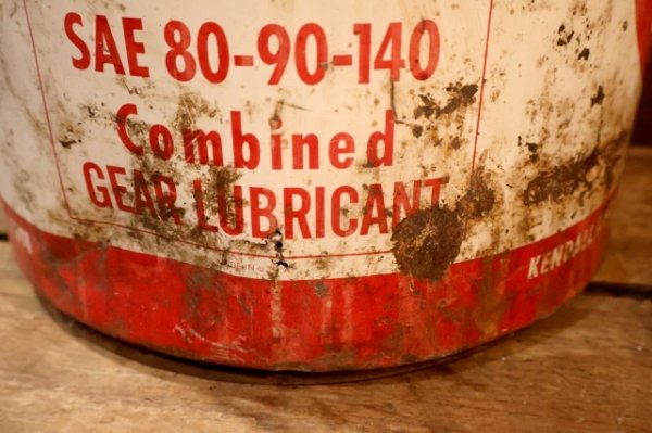 画像12: dp-250618-79 KENDALL 1970's 5 U.S. GALLONS GEAR LUBE CAN