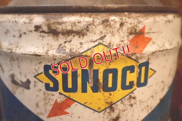 画像2: dp-250618-62 SUNOCO MERCURY 1960's 5 U.S. GALLONS MOTOR OIL CAN