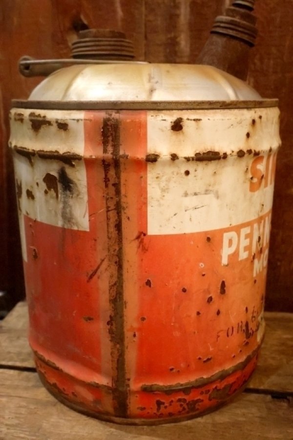 画像6: dp-250618-52 SINCLAIR 1950's 5 U.S. GALLONS MOTOR OIL CAN