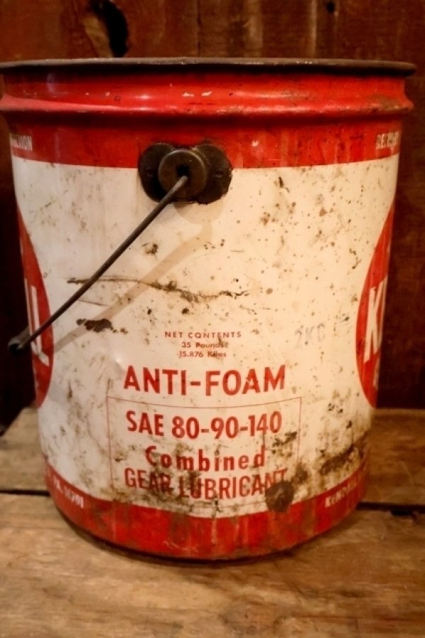 画像10: dp-250618-79 KENDALL 1970's 5 U.S. GALLONS GEAR LUBE CAN