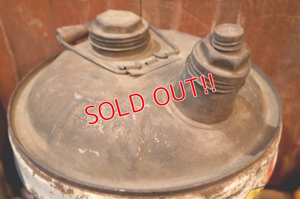 画像11: dp-250618-62 SUNOCO MERCURY 1960's 5 U.S. GALLONS MOTOR OIL CAN