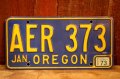 dp-250722-07 License Plate OREGON "AER 373"