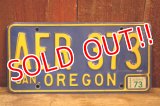 dp-250722-07 License Plate OREGON "AER 373"