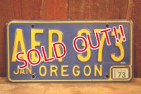 dp-250722-07 License Plate OREGON "AER 373"