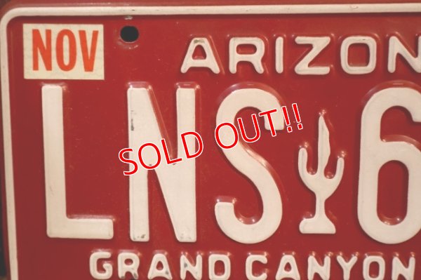 画像2: dp-250722-06 License Plate ARIZONA "LNS 644"