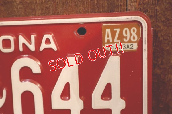 画像4: dp-250722-06 License Plate ARIZONA "LNS 644"