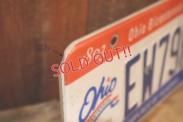 画像4: dp-250320-21 License Plate OHIO BICENTENNIAL "EW79NL"