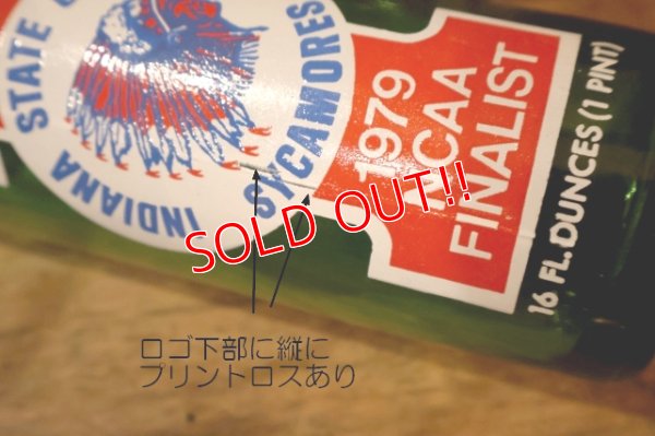 画像2: dp-240814-05 7 Up / INDIANA STATE UNIVERSITY SYCAMORES 1979 NCAA FINALIST BOTTLE