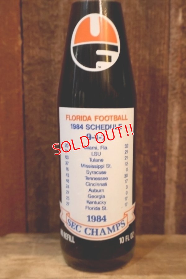 画像4: ck-042 University of Florida / "GATORS" 1984 SEC CHAMPION Coca-Cola BOTTLE