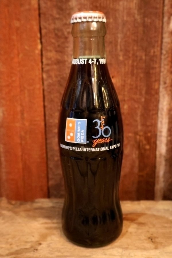 画像2: ck-041 DOMINO'S PIZZA 1991 30 years Coca Cola CLASSIC Bottle