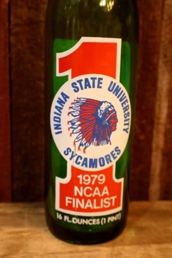 画像2: dp-240814-05 7 Up / INDIANA STATE UNIVERSITY SYCAMORES 1979 NCAA FINALIST BOTTLE