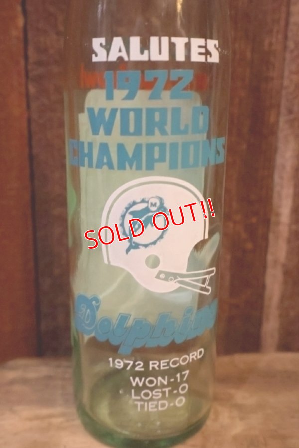画像2: ck-043 Miami Dolphins / WORLD CHAMPION 1972 Dr Pepper Bottle