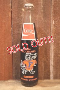 ck-042 University of Florida / "GATORS" 1984 SEC CHAMPION Coca-Cola BOTTLE