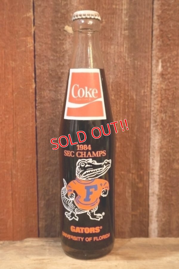 画像1: ck-042 University of Florida / "GATORS" 1984 SEC CHAMPION Coca-Cola BOTTLE