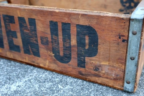 画像3: dp-250722-04 SEVEN UP 7 Up 1970's WOOD BOX