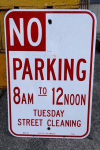 dp-250701-03 NO PARKING Enamel Road Sign