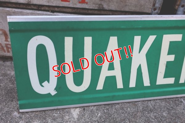 画像2: dp-250722-10 QUAKER STREET 1600 Road Sign