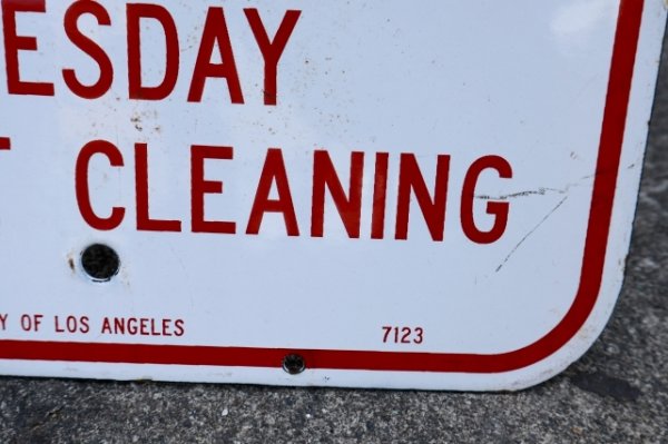 画像5: dp-250701-03 NO PARKING Enamel Road Sign