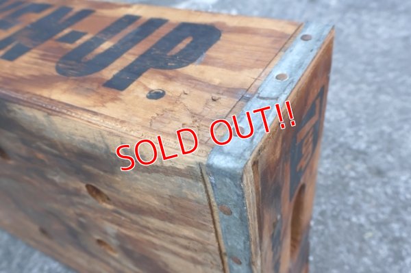 画像10: dp-250722-04 SEVEN UP 7 Up 1970's WOOD BOX