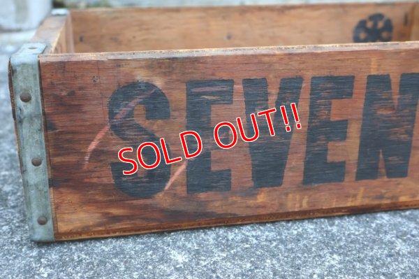 画像2: dp-250722-04 SEVEN UP 7 Up 1970's WOOD BOX