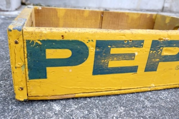 画像2: dp-250722-02 PEPSI 1960's-1970's WOOD BOX