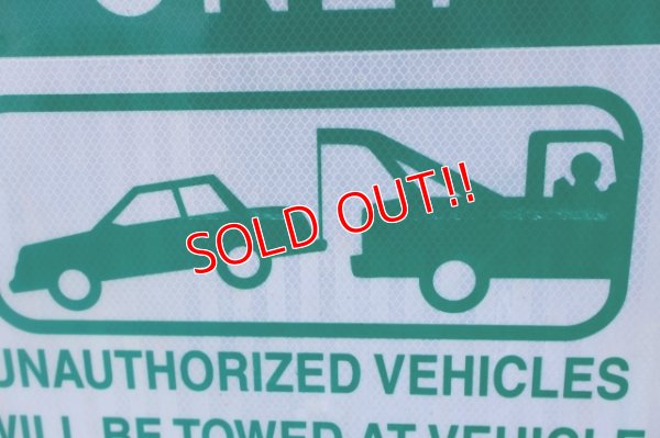 画像5: dp-250701-17 RESERVED PARKING ONLY Enamel Road Sign