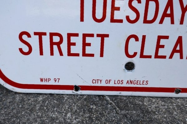 画像5: dp-250701-04 NO PARKING Enamel Road Sign