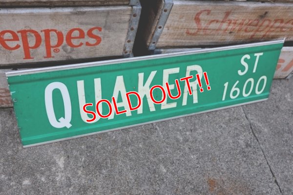 画像4: dp-250722-10 QUAKER STREET 1600 Road Sign