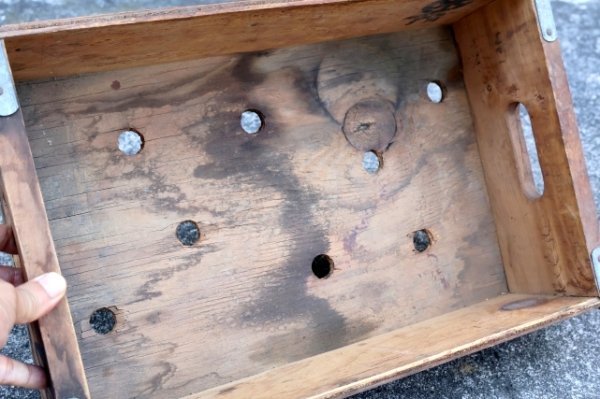 画像11: dp-250722-04 SEVEN UP 7 Up 1970's WOOD BOX