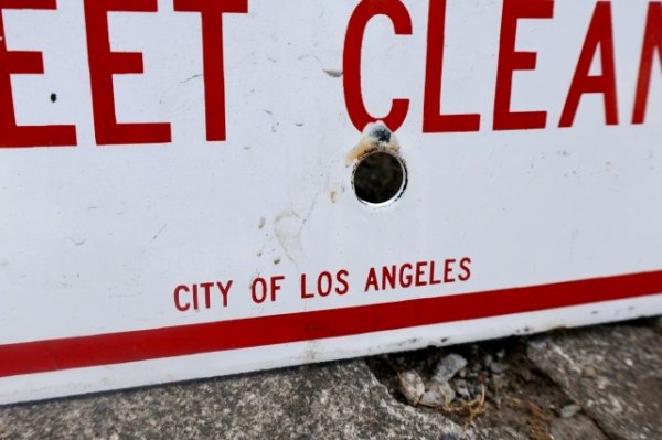 画像6: dp-250701-02 NO PARKING Enamel Road Sign