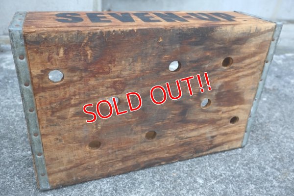 画像12: dp-250722-04 SEVEN UP 7 Up 1970's WOOD BOX